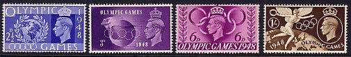 Olympic Games 4 stamps