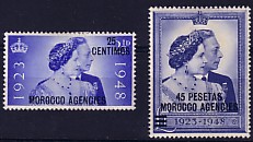 Spanish currency on Silver Wedding