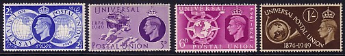 UPU 4 stamps