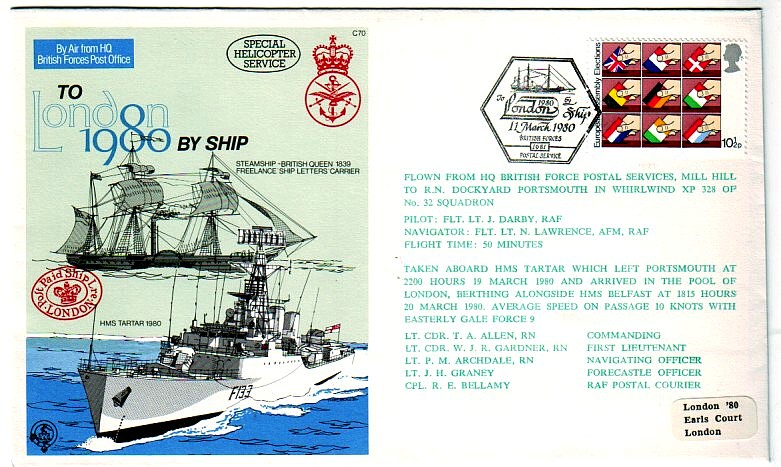 by ship
