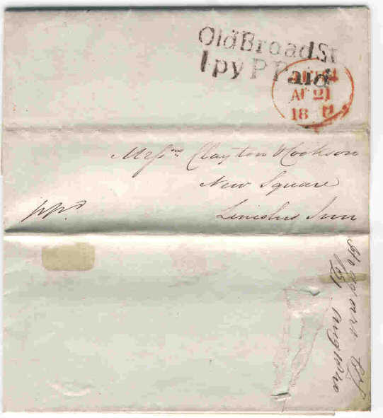 Old Broad St, 1840